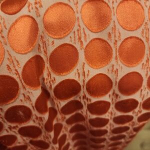 Orange Polka Dot Fabric
